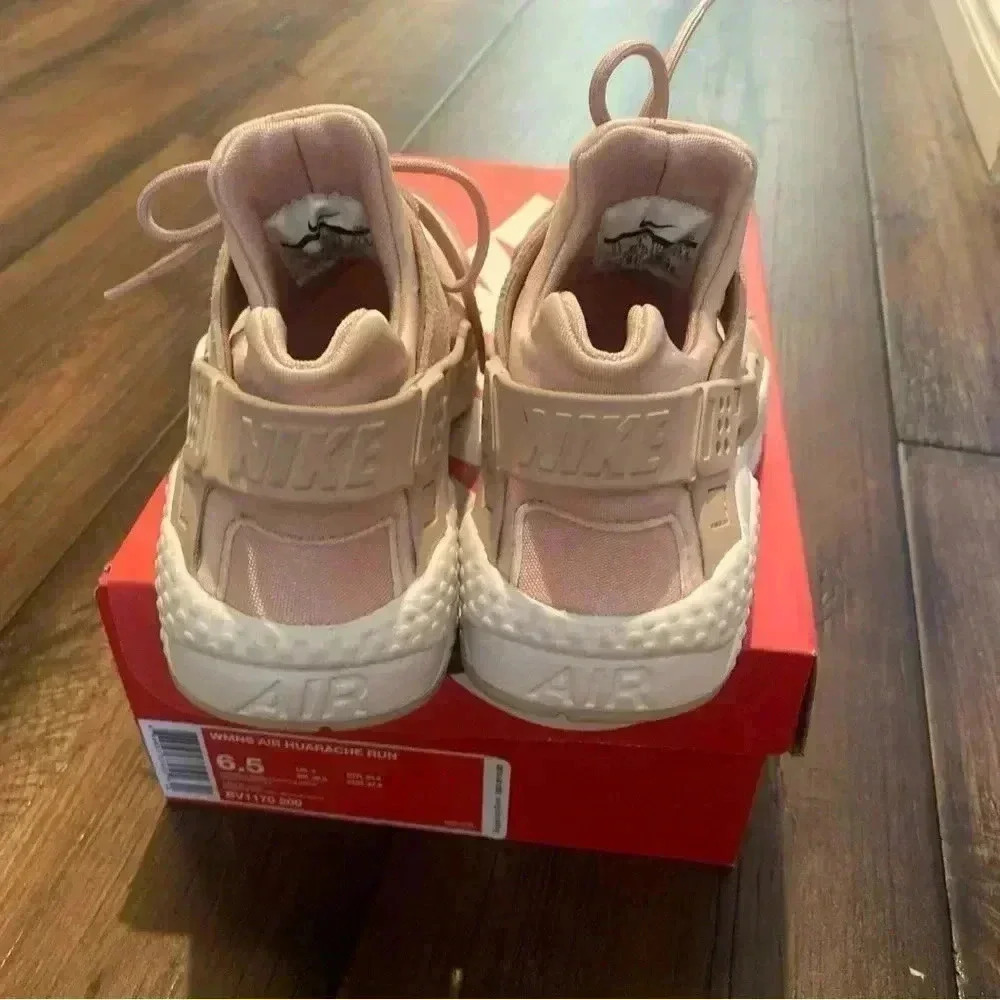 Nike Air Huarache Run Pink size 6.5 glitter with box - Picture 4 of 7